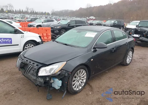 2011 Buick Regal Cxl Turbo Russelsheim from USA, damaged, VIN W04GX5GVXB1092508